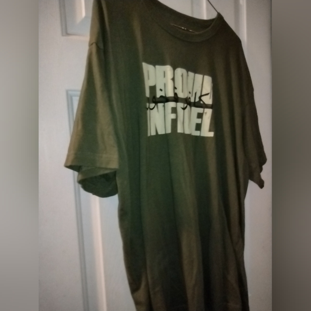 XXL, Cotton Blend Men's Graphic Tee, Green, Rothco